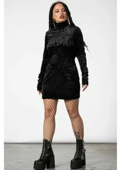 Killstar Blasphemia Velvet Pencil Dress Black -Smashed Lemons shop killstar KSRA005212 blasphemia pencil dress blk 0 a3748f0d 004b 4fd6 982f 8ac2ede556a9 1024x1024