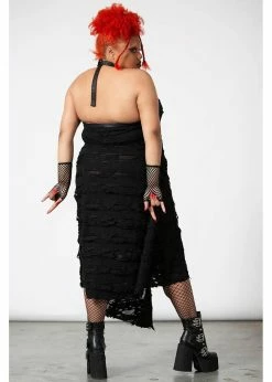 Killstar Nightwire Halter Dress Black -Smashed Lemons shop killstar KSRA005574 nightwire dress blk 1 1024x1024