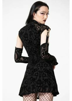 Killstar Digital Daze Mesh Dress Black 9 Killstar Digital Daze Mesh Dress Black -Smashed Lemons shop killstar KSRA006091 digital daze dress blk 3 1024x1024