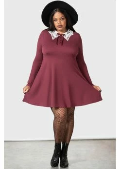 Killstar Charmed School Dress Crimson Red -Smashed Lemons shop killstar KSRA006576 charmed school dress blood 0 8f2fe69b 2274 4984 8da8 974c906805d2 1024x1024