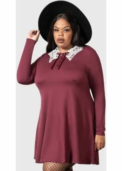 Killstar Charmed School Dress Crimson Red