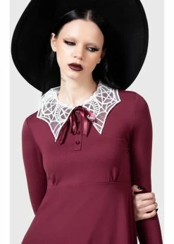 Killstar Charmed School Dress Crimson Red -Smashed Lemons shop killstar KSRA006576 charmed school dress blood 5 316d68f5 b7b3 454f a3ad f65741988b42 1024x1024