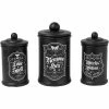 Killstar Witch's Vanity Jars Set 3 Glass Jars -Smashed Lemons shop killstar KSRA006641 witchs vanity jars blk 0 f038ef97 5da1 4320 844d e131ba28a9da 1024x1024