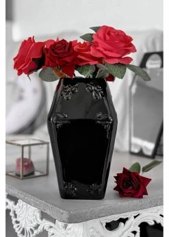 Killstar Kitsu Coffin Vase Black