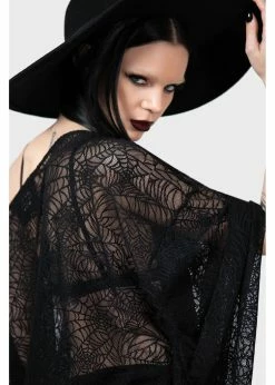 Killstar Arianwen Spiderweb Maxi Dress Black -Smashed Lemons shop killstar KSRA007006 arianweb maxi dress blk 4 1024x1024