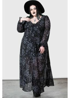 Killstar Lauma Maxi Dress Black
