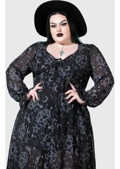 Killstar Lauma Maxi Dress Black -Smashed Lemons shop killstar KSRA007105 lauma maxi dress blk 2 e4f7bb65 a307 461b b119 57f4d310c48e 1024x1024