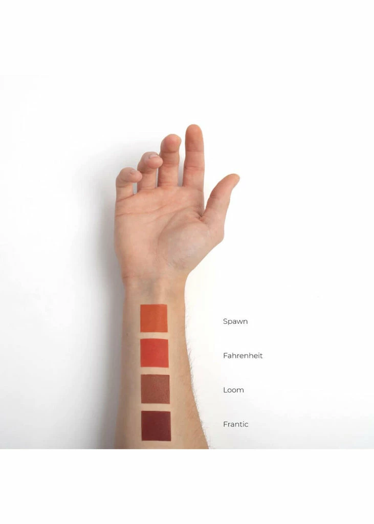 Lethal Cosmetics Eyeshadow Fahrenheit Matte Red 4 Lethal Cosmetics Eyeshadow Fahrenheit Matte Red - Image 2