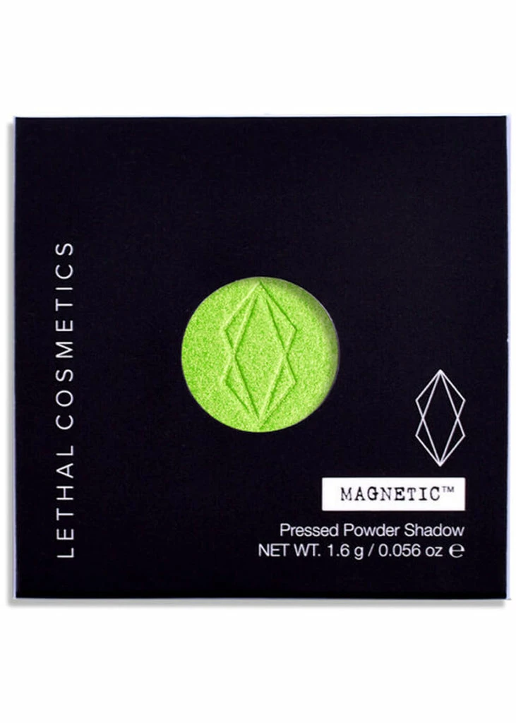 Lethal Cosmetics Eyeshadow Vertex Metallic Lime Green 5 Lethal Cosmetics Eyeshadow Vertex Metallic Lime Green - Image 3