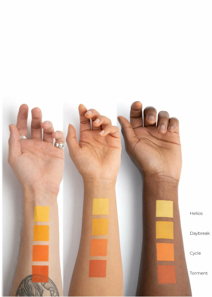 Lethal Cosmetics Eyeshadow Torment Matte Pumpkin Orange 4 Lethal Cosmetics Eyeshadow Torment Matte Pumpkin Orange - Image 2