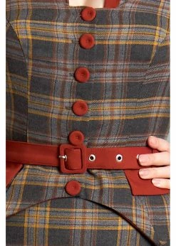 Miss Candyfloss Isadora Amber Tartan 40's Pencil Dress Rust 12 Miss Candyfloss Isadora Amber Tartan 40's Pencil Dress Rust -Smashed Lemons shop miss candyfloss 1156tarta isadora tartan pencil dress rust 3 f6091ae7 38db 46e9 8e24 c8881725d0fb 1024x1024