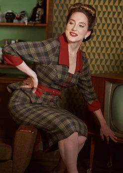 Miss Candyfloss Isadora Amber Tartan 40's Pencil Dress Rust 10 Miss Candyfloss Isadora Amber Tartan 40's Pencil Dress Rust -Smashed Lemons shop miss candyfloss 1156tarta isadora tartan pencil dress rust 5 a36c936b ea07 41ed ac70 9887e89f3644 1024x1024