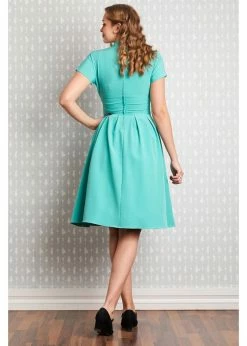 Miss Candyfloss Sarita 40's Swing Dress Clear Blue 7 Miss Candyfloss Sarita 40's Swing Dress Clear Blue -Smashed Lemons shop miss candyfloss 1207PL sarita dress tif blue 0 1024x1024