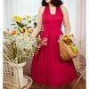 Miss Candyfloss Myra Cerise 50's Halter Swing Dress Red -Smashed Lemons shop miss candyfloss 1279pl myra cerise dress cer 6 32ab4204 8ab7 4f89 9664 44b1fdc09d2a 1024x1024
