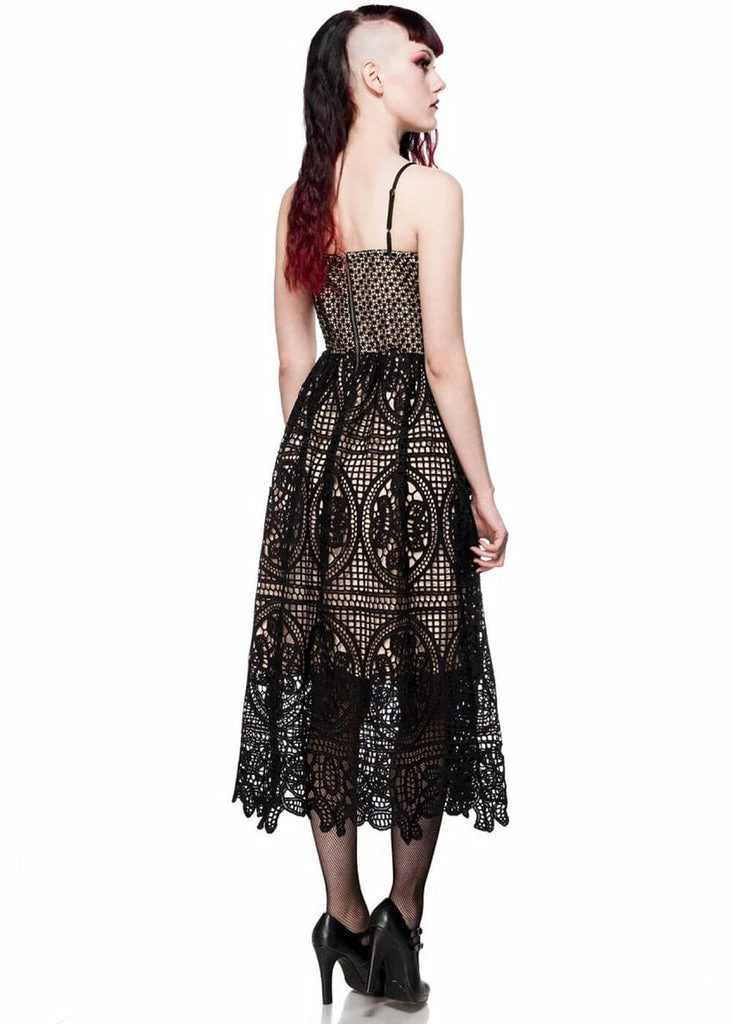 Ocultica Underworld Lace Dress Black 4 Ocultica Underworld Lace Dress Black - Image 2