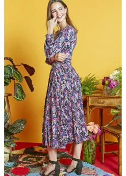 Onjenu Sharon Femme 70's Dress Pink -Smashed Lemons shop onjenu sharon femme dress pink 4 1024x1024