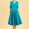 Pretty Dress Company Myla Midi 50's Swing Dress Turquoise 2 Pretty Dress Company Myla Midi 50's Swing Dress Turquoise -Smashed Lemons shop pretty dress company myla swing dress turq 0 dbd13500 d957 4d51 9772 aab0c9b130bc 1024x1024