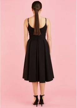 Pretty Dress Company Priscilla 50's Swing Dress Black -Smashed Lemons shop pretty dress company priscilla swing dress blk 4 1024x1024