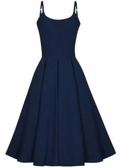 Pretty Dress Company Priscilla 50's Swing Dress Navy