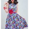 Retrolicious Pencils Midi 50's Swing Dress Multi 2 Retrolicious Pencils Midi 50's Swing Dress Multi -Smashed Lemons shop retrolicious 4629 pencils midi dress mul 0 1024x1024