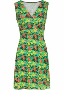 Smashed Lemon Merry Berry 60's A-Line Dress Turquoise