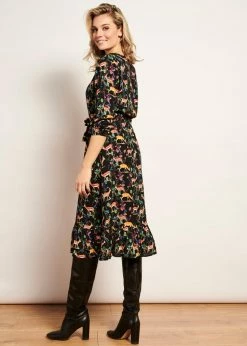 Smashed Lemon Forest Deer 70's A-Line Dress Multi 10 Smashed Lemon Forest Deer 70's A-Line Dress Multi -Smashed Lemons shop smashed lemon 21580 forest deer dress 4 1024x1024