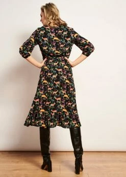 Smashed Lemon Forest Deer 70's A-Line Dress Multi 11 Smashed Lemon Forest Deer 70's A-Line Dress Multi -Smashed Lemons shop smashed lemon 21580 forest deer dress 5 1024x1024