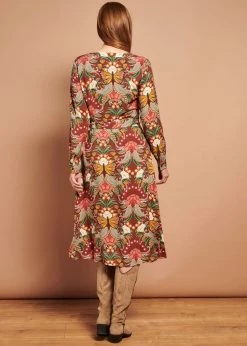 Smashed Lemon Butterfly Experience 70's A-Line Dress Multi -Smashed Lemons shop smashed lemon 21616 butterfly experience dress 5 1024x1024