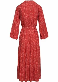 Smashed Lemon Spirit Circle 70's Maxi Dress Red -Smashed Lemons shop smashed lemon 22120 spirit circle maxi dress brique red 6 2200c449 e384 4788 b3cf c269a0f9b939 1024x1024