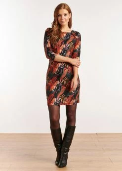 Smashed Lemon Autumn Feather 60's Pencil Dress -Smashed Lemons shop smashed lemon 22623 autumn feather pencil dress blk 0 acf99fb8 7e25 40d7 be5c 425014ddea0d 1024x1024