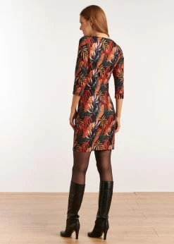 Smashed Lemon Autumn Feather 60's Pencil Dress -Smashed Lemons shop smashed lemon 22623 autumn feather pencil dress blk 3 98698070 7e41 4a82 9680 7206c165c67d 1024x1024