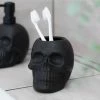 Succubus Home Skull Toothbrush Holder Black