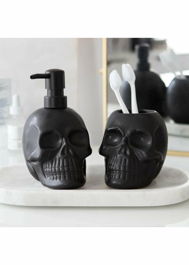 Succubus Home Skull Toothbrush Holder Black 6 Succubus Home Skull Toothbrush Holder Black - Image 4