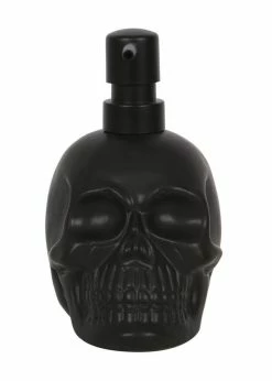 Succubus Home Skull Soap Dispenser Black -Smashed Lemons shop succubus home MT45022 skull soap dispencer blk 1 1024x1024