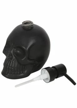 Succubus Home Skull Soap Dispenser Black -Smashed Lemons shop succubus home MT45022 skull soap dispencer blk 3 1024x1024