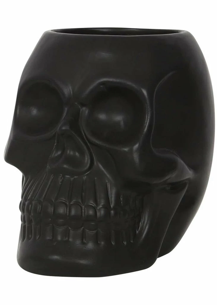 Succubus Home Skull Plant Pot Black 4 Succubus Home Skull Plant Pot Black - Image 2