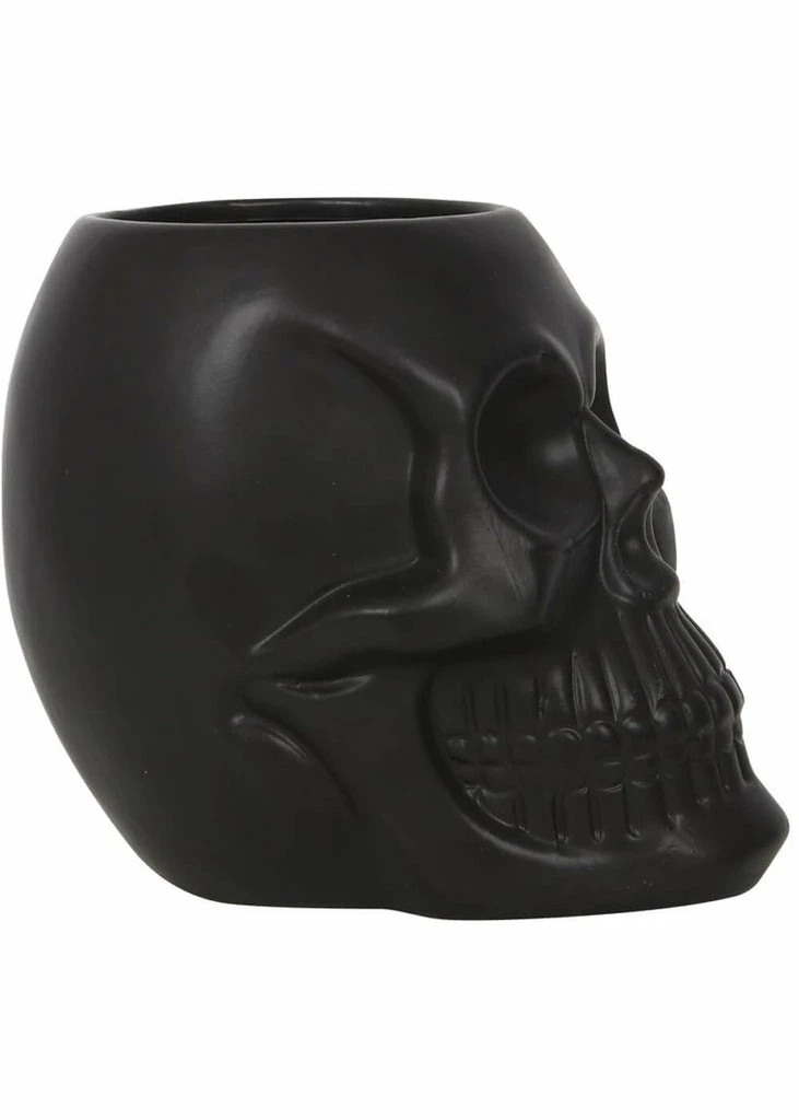 Succubus Home Skull Plant Pot Black 6 Succubus Home Skull Plant Pot Black - Image 4