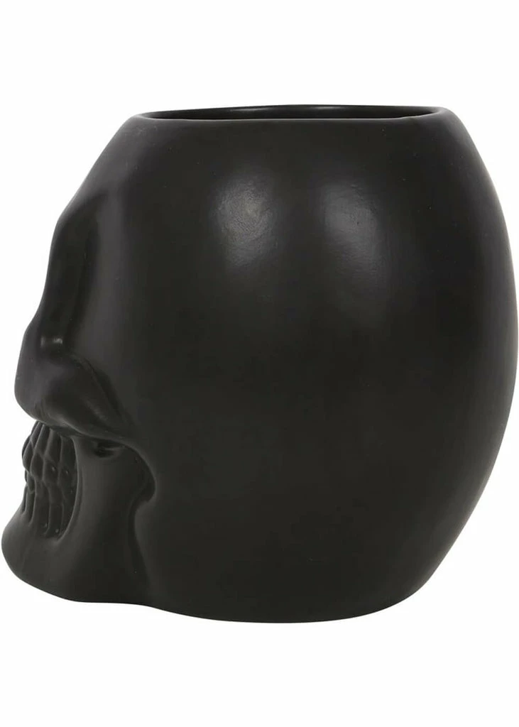 Succubus Home Skull Plant Pot Black 5 Succubus Home Skull Plant Pot Black - Image 3