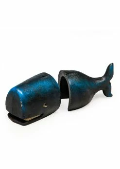 Succubus Home Whale Set Bookends Cast Iron