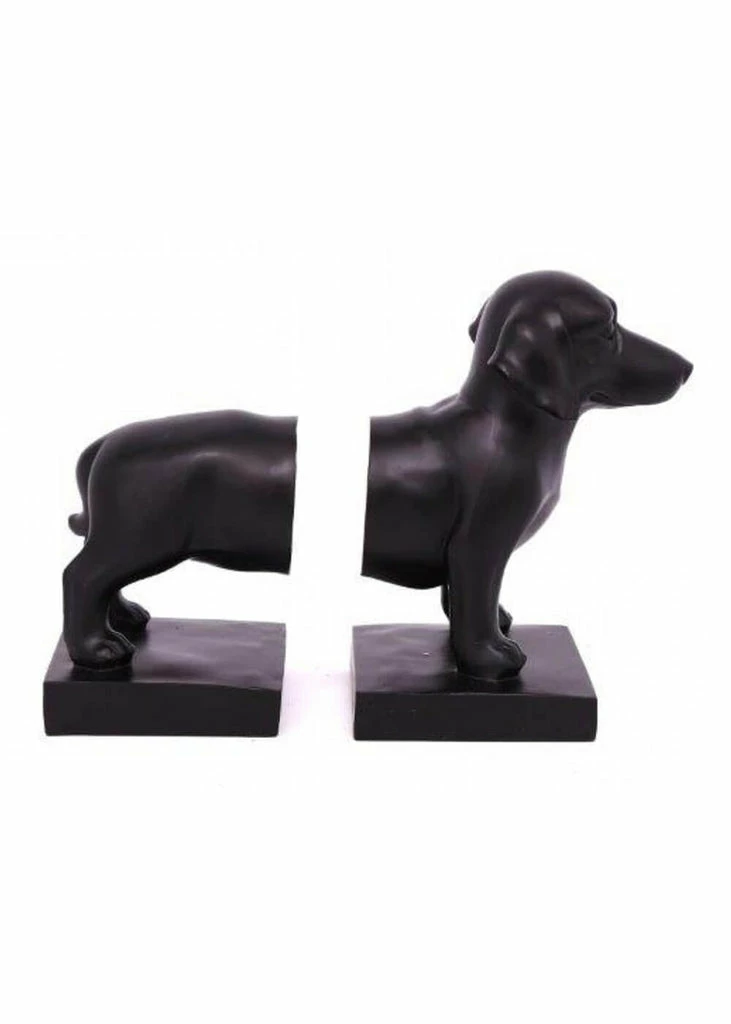 Temerity Jones Sausage Dog Set Bookends Black 3 Temerity Jones Sausage Dog Set Bookends Black