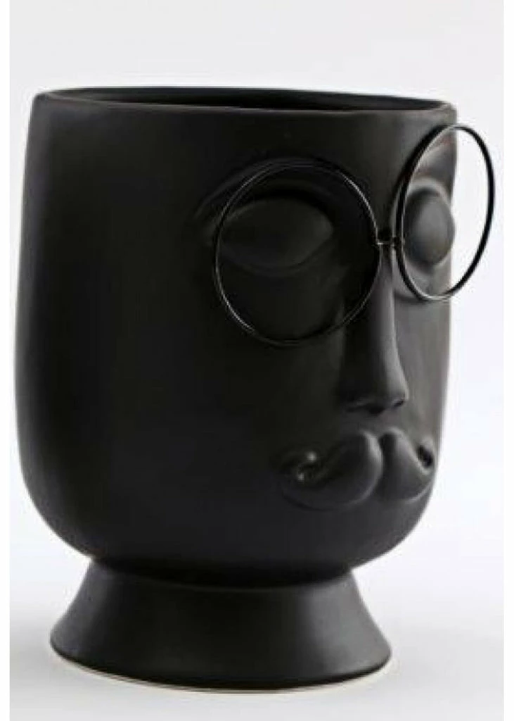 Temerity Jones Monochrome Man Planter Black 3 Temerity Jones Monochrome Man Planter Black