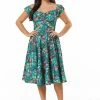 Timeless Preston Parrots 50's Swing Dress Green 2 Timeless Preston Parrots 50's Swing Dress Green -Smashed Lemons shop timeless RGD5578 preston dress green 0 dc93c56a 2b69 400c b744 37f954132d89 1024x1024