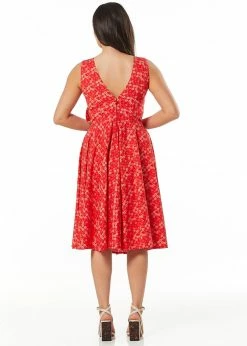 Timeless Hazel Floral 50's Swing Dress Red 7 Timeless Hazel Floral 50's Swing Dress Red -Smashed Lemons shop timeless RGD5586 hazel dress red 2 55a97a4f 45f6 41ad 90d2 42c155d0cd66 1024x1024