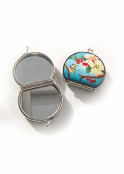 Woody Ellen Blossom 50's Compact Mirror