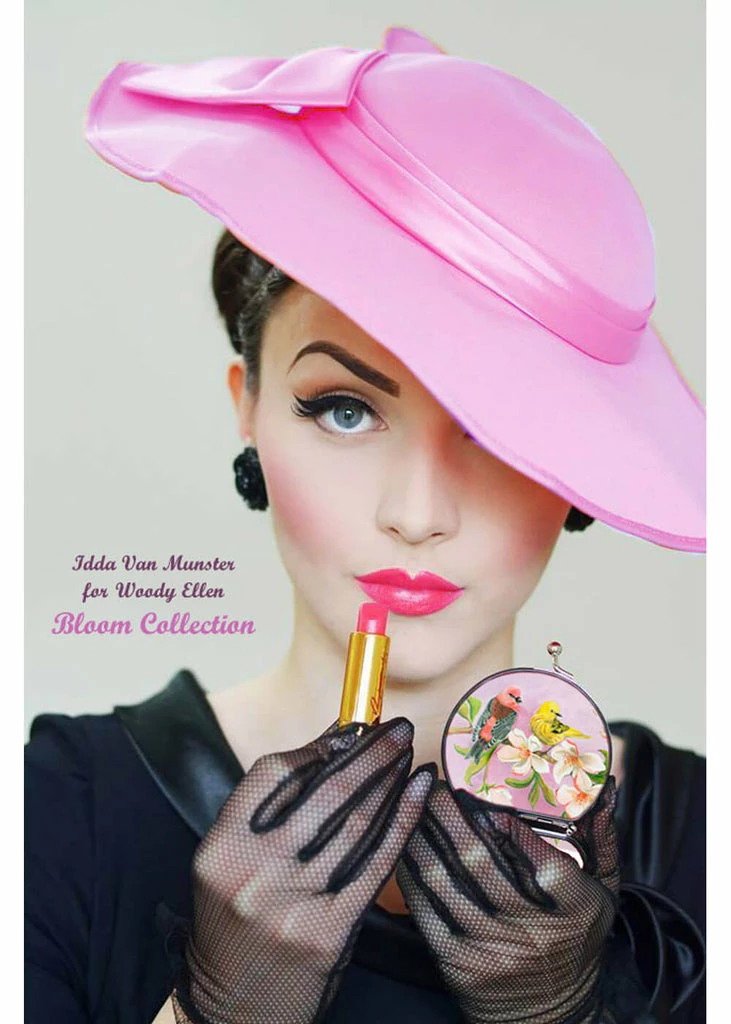 Woody Ellen Bloom 50's Compact Mirror 4 Woody Ellen Bloom 50's Compact Mirror - Image 2