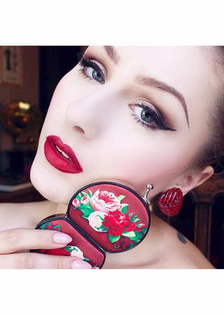 Woody Ellen Paris 50's Compact Mirror 4 Woody Ellen Paris 50's Compact Mirror - Image 2