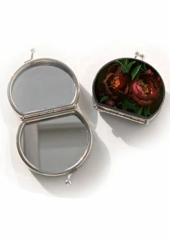 Woody Ellen Night Bloom 50's Compact Mirror